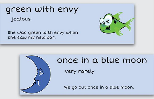 Green with envy; Blue moon