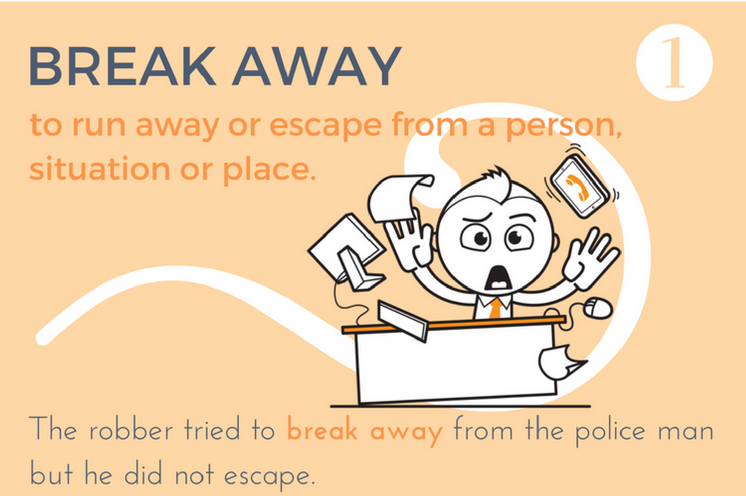 Break away nghĩa là gì?