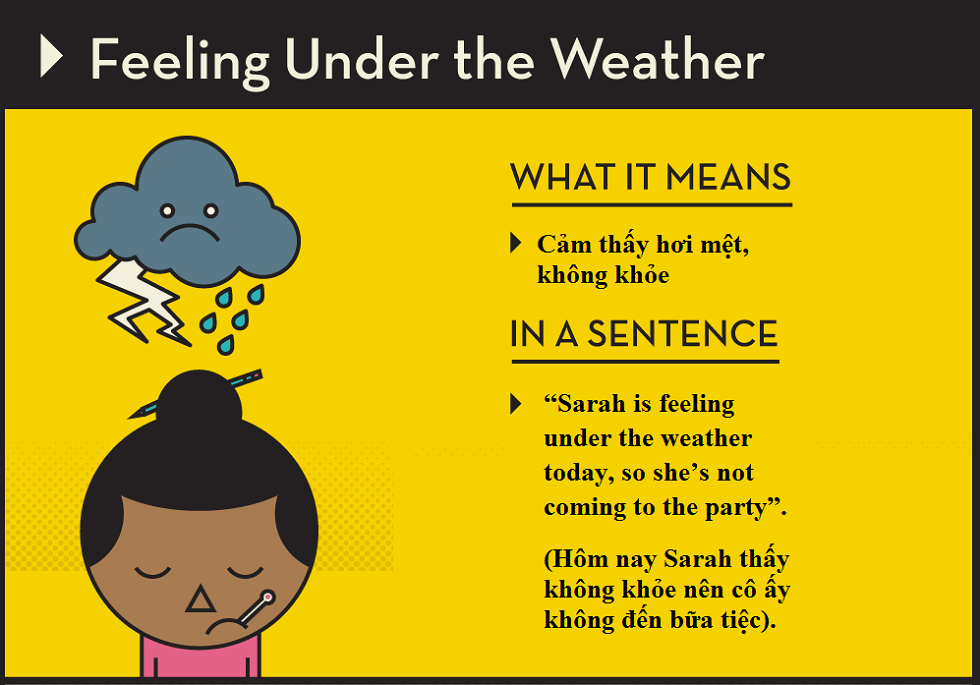 "Feeling under the weather" có nghĩa là gì?